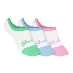 skechers 3PK WOMENS CONTRAST NON TERRY-picture-0