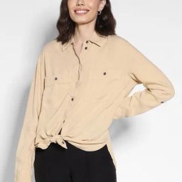 American Eagle Outfitters Beige Regular Fit Shirt-picture-40