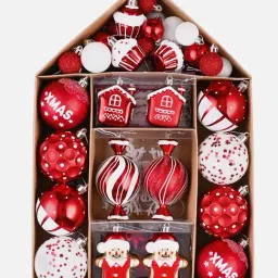 Little Surprise Box Christmas D¿cor Red Unisex Tree Hanging Xmas Decoration Set.-image-38