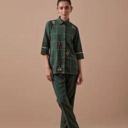 Shibui Green Organic Cotton Relaxed Fit Shirt-image-15