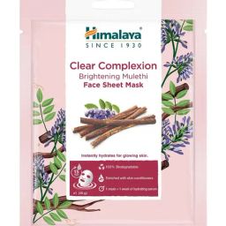 Himalaya Clear Complexion Brightening Mulethi Face Sheet Mask-image-68