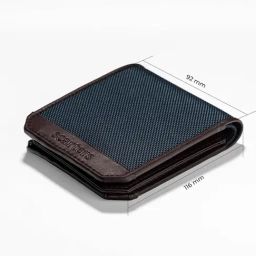 Scarters Deep Blue Textured Mini Wallet image 2