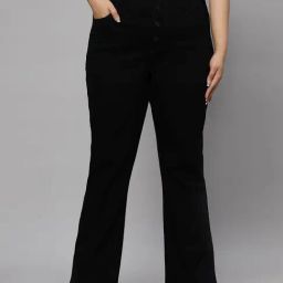 Turning Blue Black High Rise Jeans-image-29