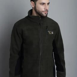 Mountmiller Olive Green Regular Fit Jackets-image-65
