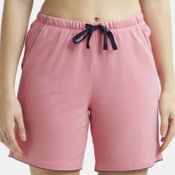 Jockey Pink Cotton Shorts-picture-17