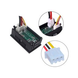0.56" Digital Voltmeter Ammeter DC 100V 10A Amp Voltage Current Meter Tester 3 Bits Blue-Red Dual LED Display- RS26060.56" Digital Voltmeter Ammeter DC 100V 10A Amp Voltage Current Meter Tester 3 Bits Blue-Red Dual LED Display- RS2606 image 2