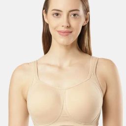 Jockey Light Beige Cotton Non-Wired Full Coverage Bra-picture-7