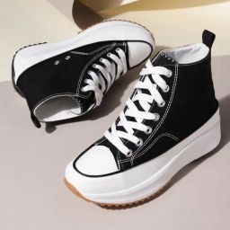 Truffle Collection Women's Black Sneakers-picture-6