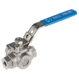 RS PRO BSPP 6.35 mm Stainless Steel L Port 3 Way Ball Valve 68bar Operating Pressure 4991865-picture-27