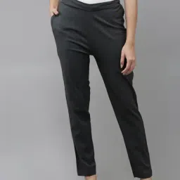 Kryptic Grey Regular Fit Regular Fit Mid Rise Pants-image-2