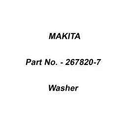 Makita Washer 29 for EA4301F, Part No 267820-7-39