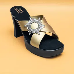 Fancy Nancy Embellished Block Sandals with Bows image 5