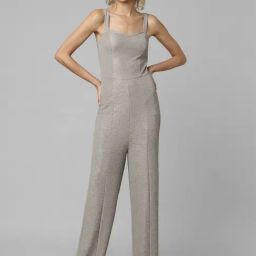 Only Grey Cotton Textured Jumpsuit-picture-19
