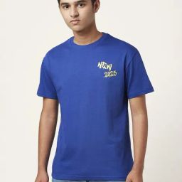 Coolsters by Pantaloons Kids Cobalt Blue Cotton Printed T-Shirt-image-36