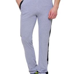 Dyca Grey Melange Regular Fit Trackpants-image-21