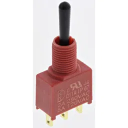 RS PRO Toggle Switch PCB Mount On-Off-On SPDT Solder Terminal, 7346993-98