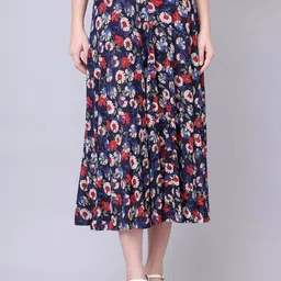 GRACIT Printed Flared Midi Skirts-picture-21