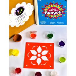 ilearnngrow Diwali D I Y Rangoli Kit Flower - Multicolour-23