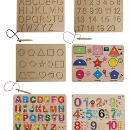 MINDMAKER - Wooden Puzzle with Knobs - Multicolour-3