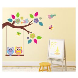 Wallstick Owl Family Tree Wallsticker-image-80