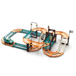 NEGOCIO RC City Track DIY Rail Car Track Model Toys For Kids Creative Toy-PACK OF 1 COLOR MAY VARY-18