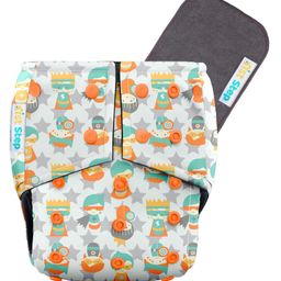 1st Step Bamboo Charcoal Reusable, Adjustable Diaper With Bamboo Charcoal Liner-10