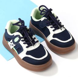 Cute Walk by Babyhug Sports Shoes With Lace Ups Closure - Navy Blue-image-80