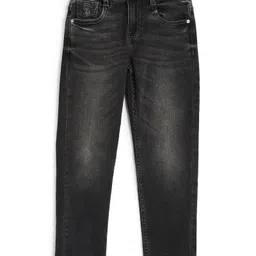 US Polo Assn Cotton Woven Full Length Slim Fit Solid Jeans - Black-picture-19