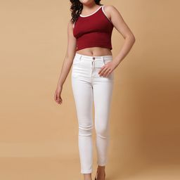 Unifringe Women Fitted Crop Top-image-16