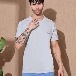 INVICTUS Typography Printed Round Neck Short Sleeves Regular Fit Casual T-Shirt-picture-48
