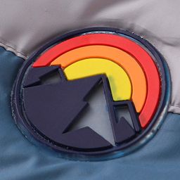 Babyhug Full Sleeves Front Open Padded Hooded Jacket with Detachable Hood Colour Block Design & Patch Detailing - Multicolour image 5