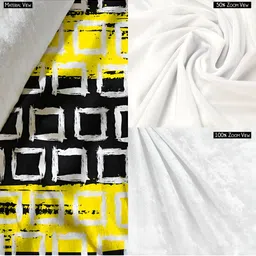 ArtzFolio Yellow & Black Digital Printed Table Runner image 5