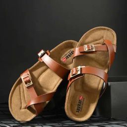 Spykar Men's Tan Toe Ring Sandals-73