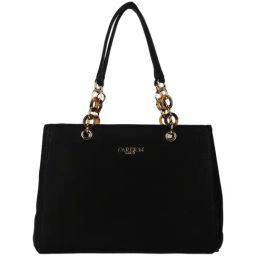 Carlton London Black Solid Medium Shoulder Handbag-image-56