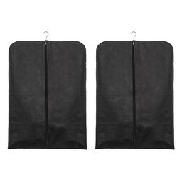 prettykrafts Black 2 Pieces Reusable Coat Cover Organisers-27