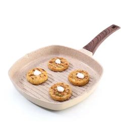 Wonderchef Duralife Ivory Aluminium 24 cm Grill Pan (1.5 L)-image-18
