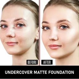 Matt Look Undercover 24H Oil Control Full Coverage Matte Foundation Beige - 30 ml image 4