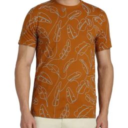 Simon Carter London Brown Slim Fit T-Shirt-image-23