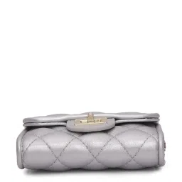 Inc.5 Silver PU Textured Wallet image 4