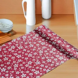 REVEXO Pink Printed Water-Resistant Shelf Liner-18