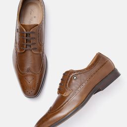 Louis Philippe Men Leather Formal Brogues-image-69
