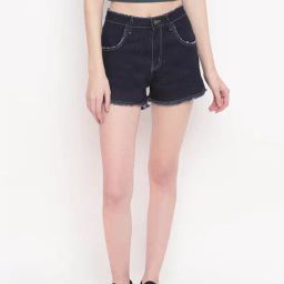 Belliskey Dark Blue Regular Fit Shorts-image-93