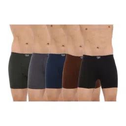 Dollar Bigboss Assorted Color Cotton Trunks (Pack Of 5)-image-56