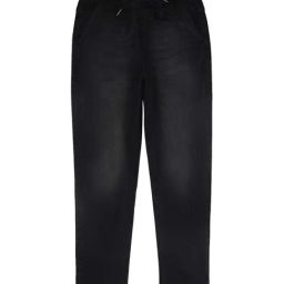 Gini & Jony Boys Black Cotton Jeans-picture-0