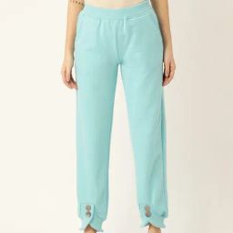 BRINNS Turquoise Regular Fit Mid Rise Joggers-image-41