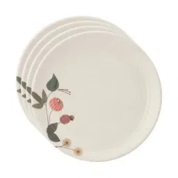 Living Roots Ivory Urea Free Pure Melamine Quarter Plate - Set of 4-image-48