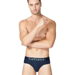 Van Heusen Swift Dry Breathable Solid AIR Series Active Briefs - Dark Navy-13