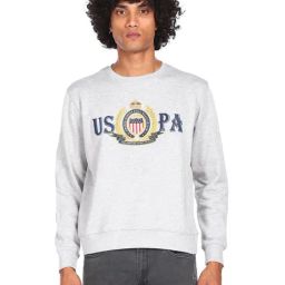 U.S. Polo Assn. Grey Regular Fit Printed Sweatshirt-image-52