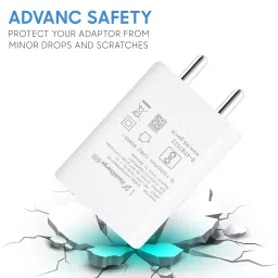 Loire Original Type-C Mobile Adapter 44 W White for Universal Compatibility image 4