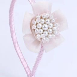 Choko Pink Floral Hair Bands-45